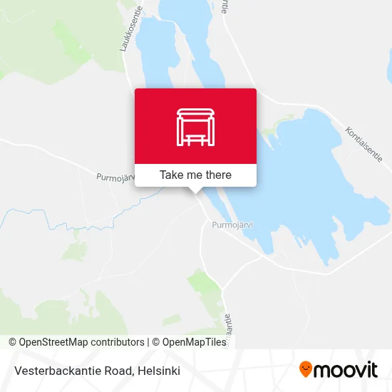 Vesterbackantie Road map