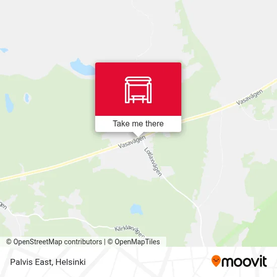 Palvis East map
