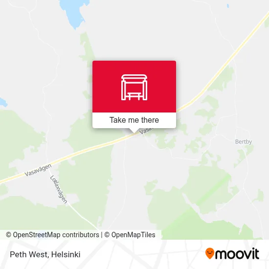 Peth West map