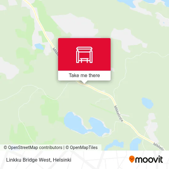 Linkku Bridge West map
