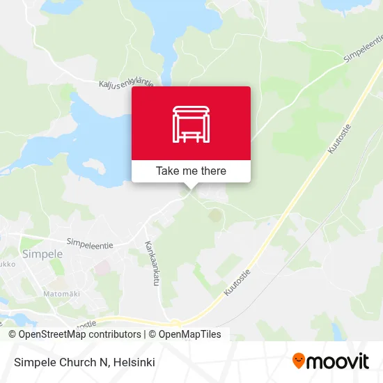 Simpele Church N map