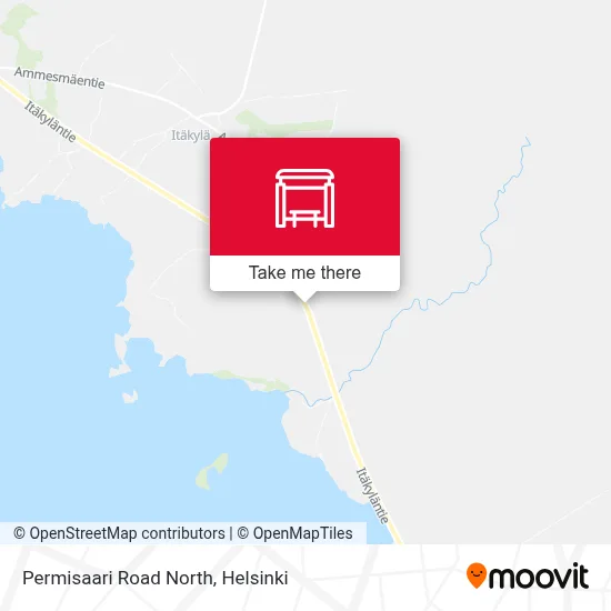 Permisaari Road North map