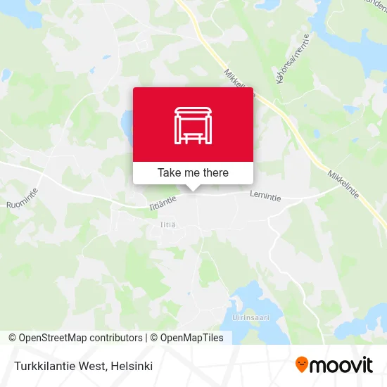Turkkilantie West map