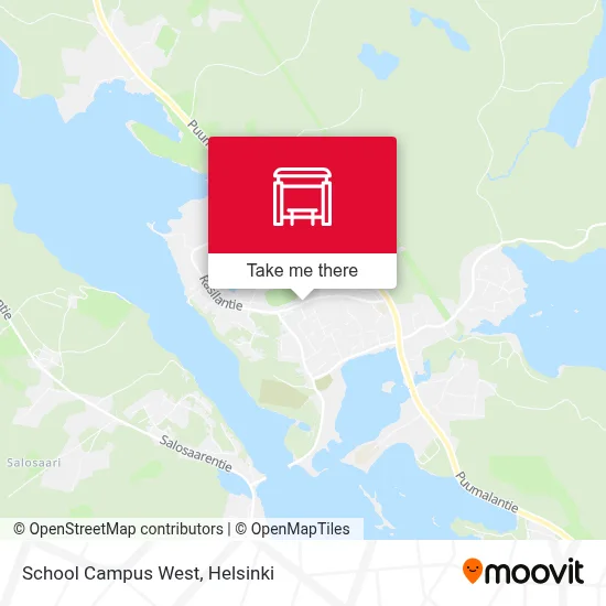 School Campus West map