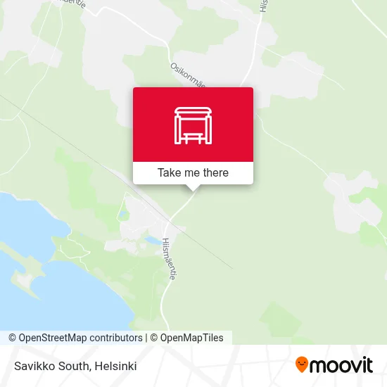Savikko South map