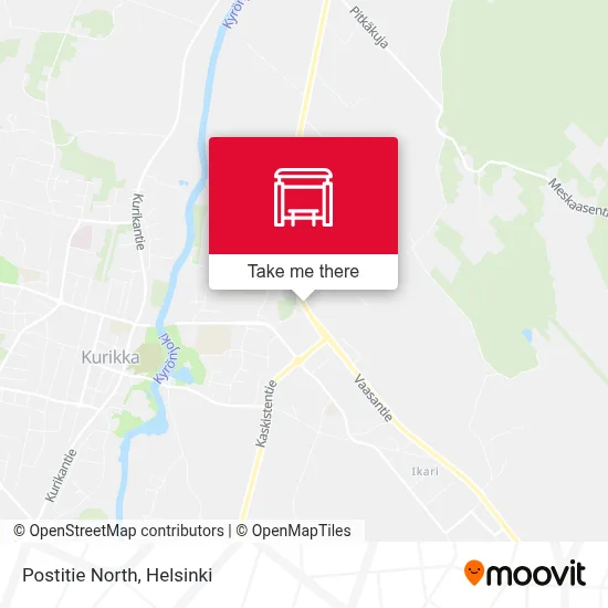 Postitie North map