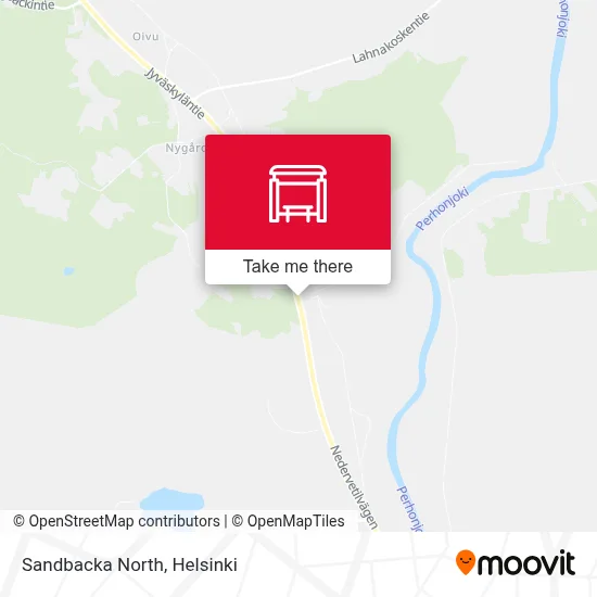 Sandbacka North map