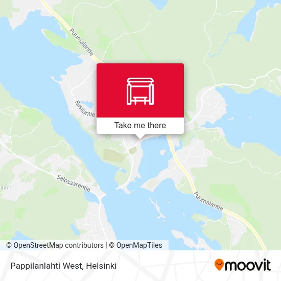 Pappilanlahti West map