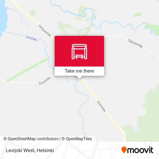 Levijoki West map