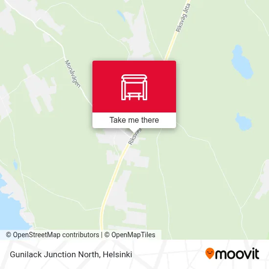 Gunilack Junction North map