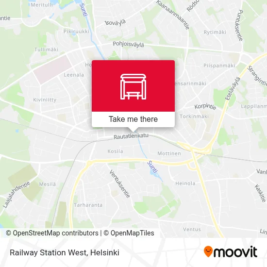 Railway Station West map
