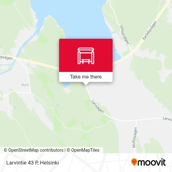 Larvintie 43 P map