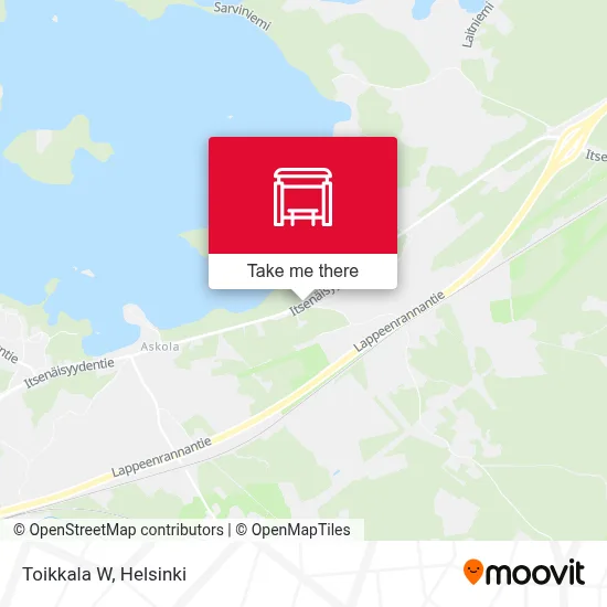 Toikkala W map