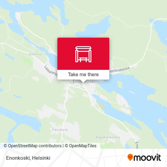 Enonkoski map