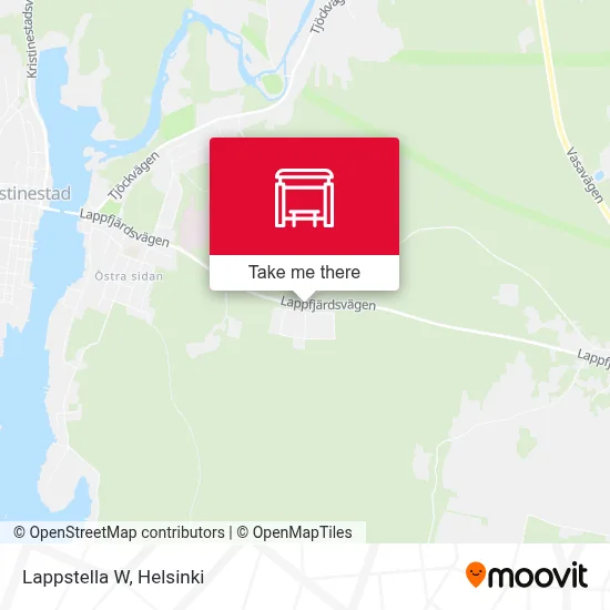 Lappstella W map