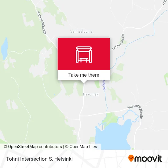 Tohni Intersection S map