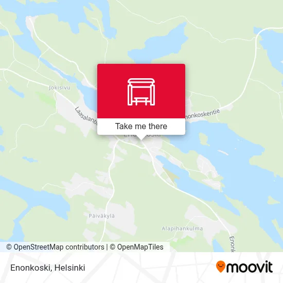 Enonkoski map