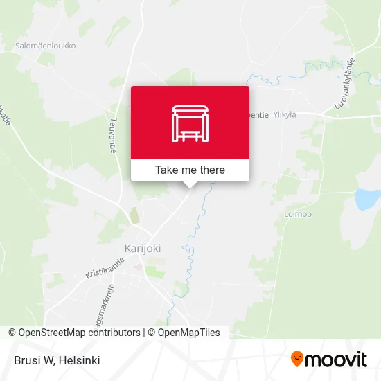 Brusi W map