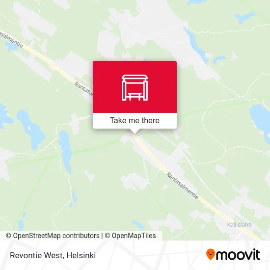 Revontie West map