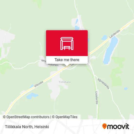 Tiilikkala North map