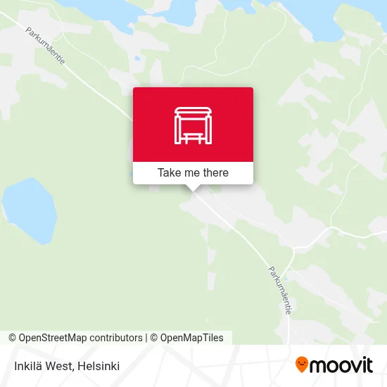Inkilä West map