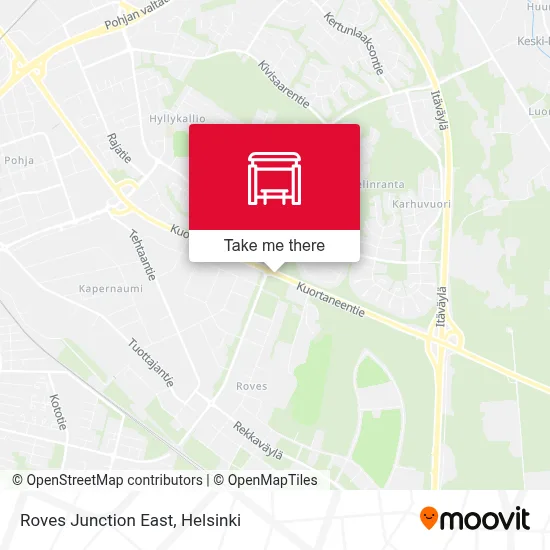 Roves Junction East map