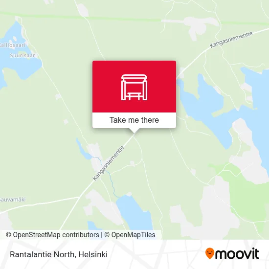 Rantalantie North map