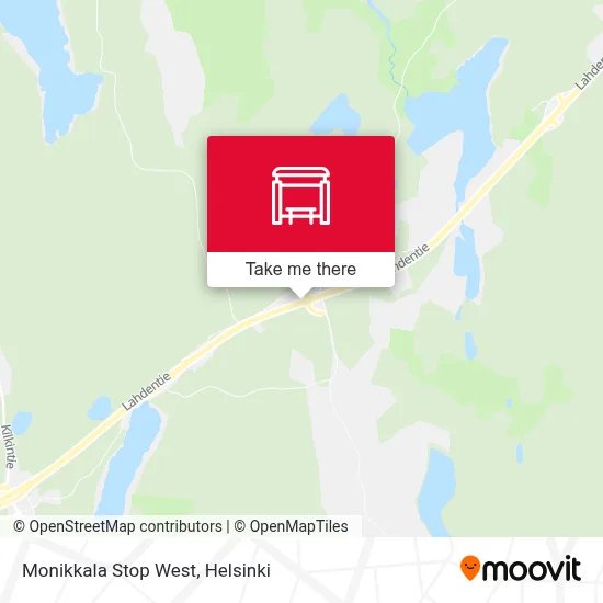 Monikkala Stop West map