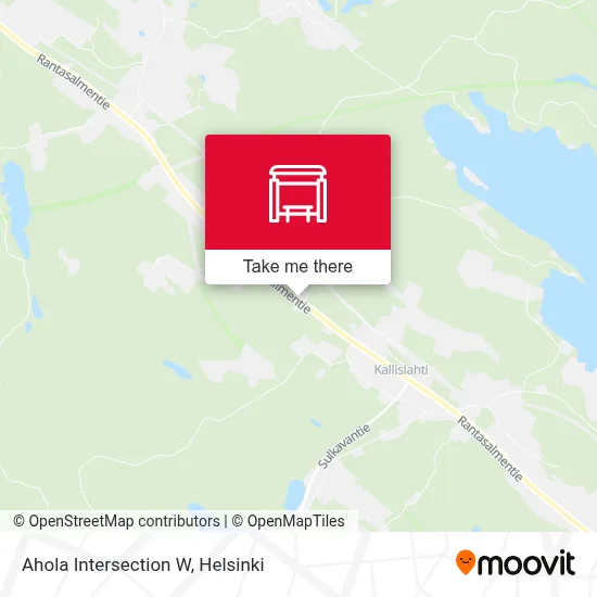 Ahola Intersection W map