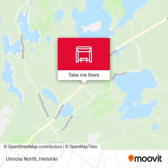 Uimola North map
