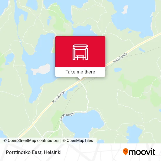 Porttinotko East map