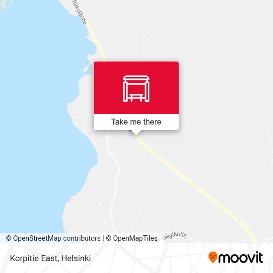Korpitie East map