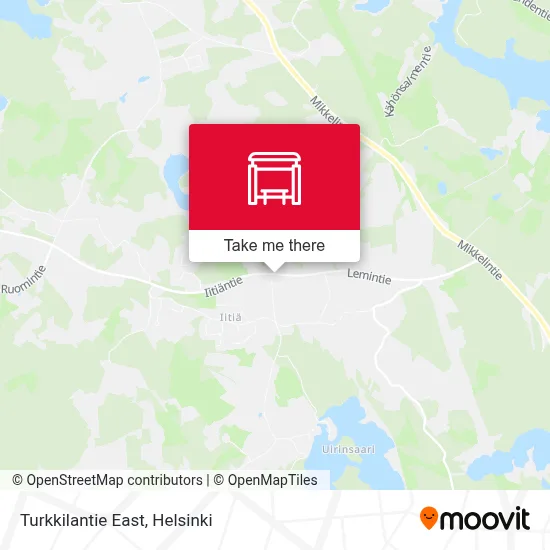 Turkkilantie East map