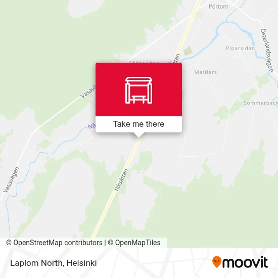 Laplom North map