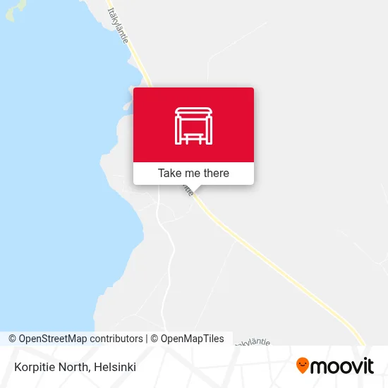 Korpitie North map