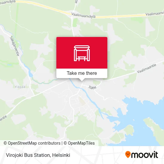 Virojoki Bus Station map