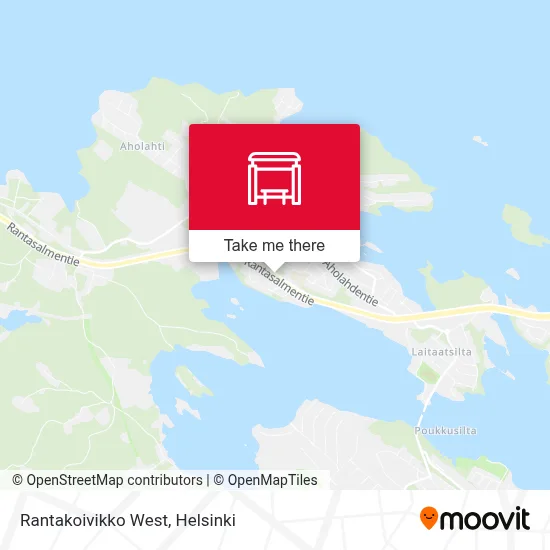 Rantakoivikko West map