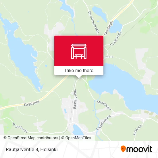 Rautjärventie 8 map