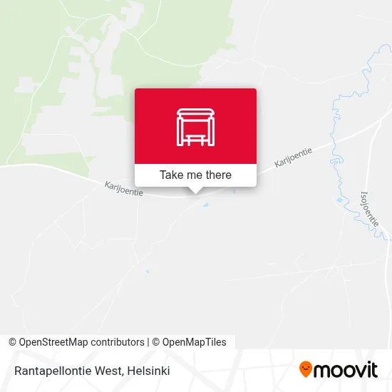 Rantapellontie West map