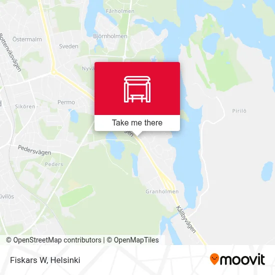Fiskars W map