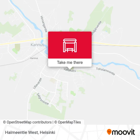 Halmeentie West map