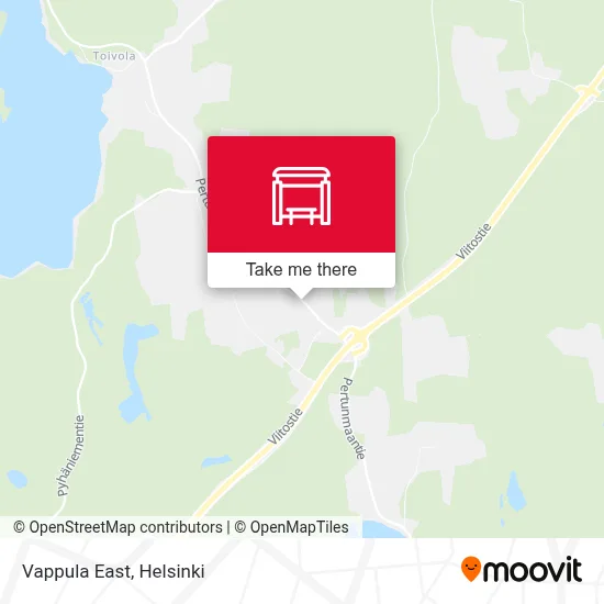 Vappula East map