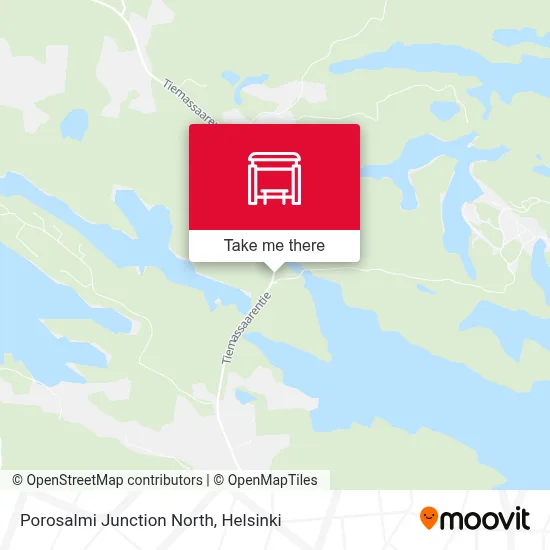 Porosalmi Junction North map