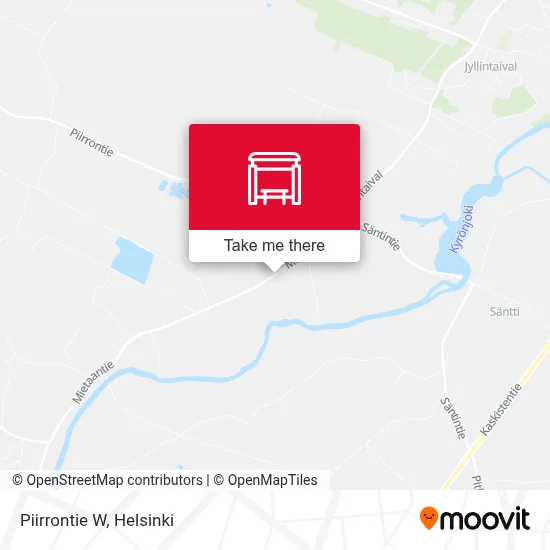 Piirrontie W map