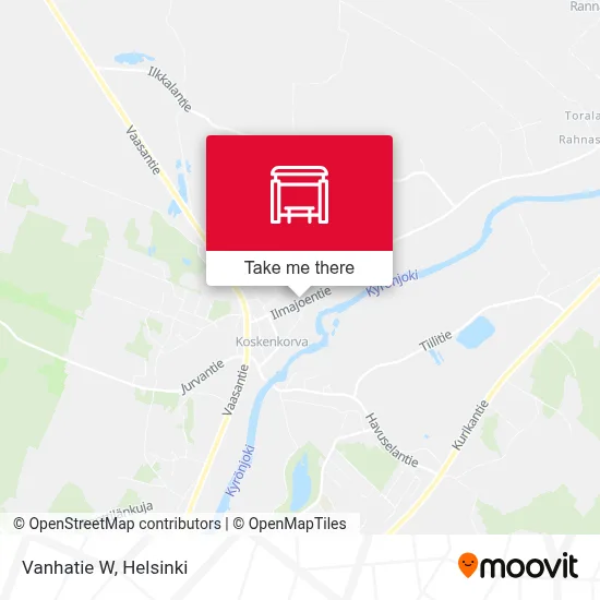 Vanhatie W map