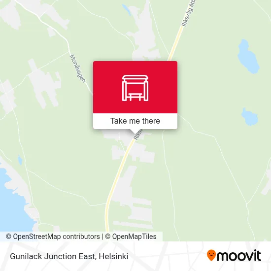 Gunilack Junction East map