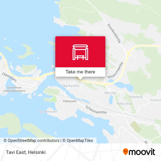 Tavi East map