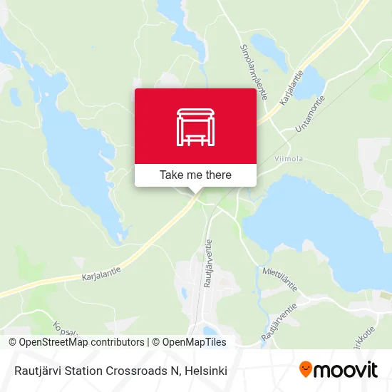 Rautjärvi Station Crossroads N map