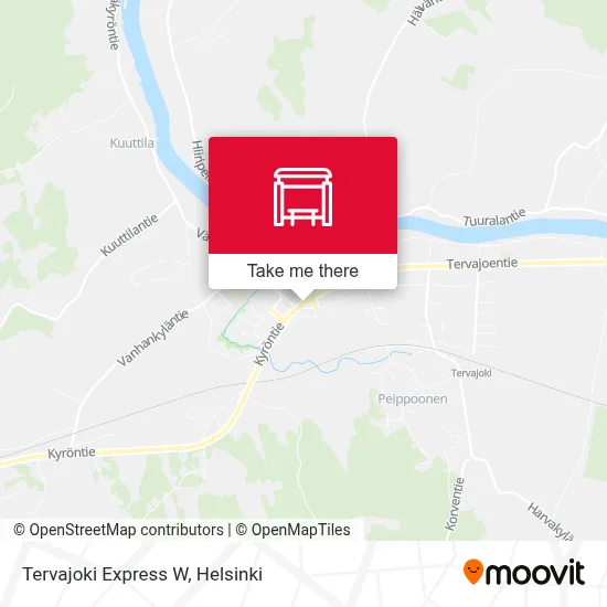 Tervajoki Express W map