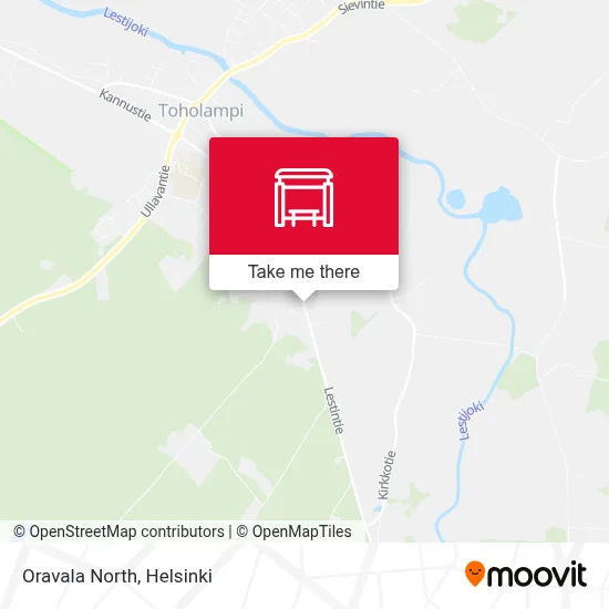 Oravala North map